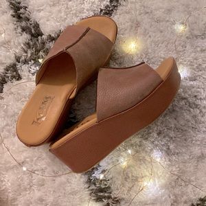 KORK EASE brown wedges - Women’s 7